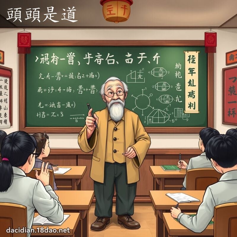 头头是道 - 国语大辞典配图