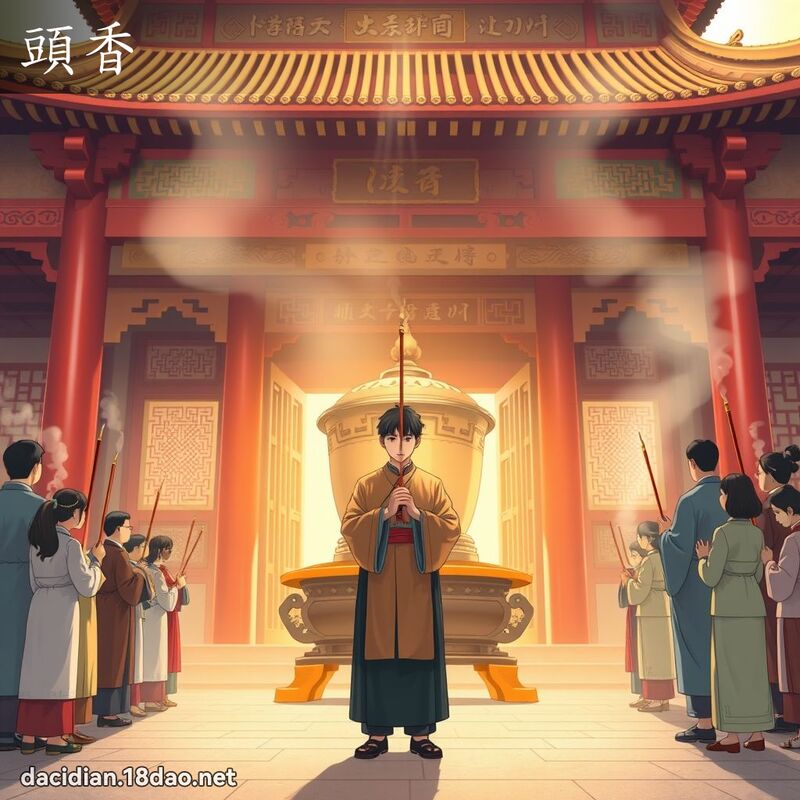 头香 - 国语大辞典配图