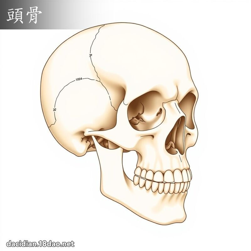 頭骨 - 國語大辭典配圖