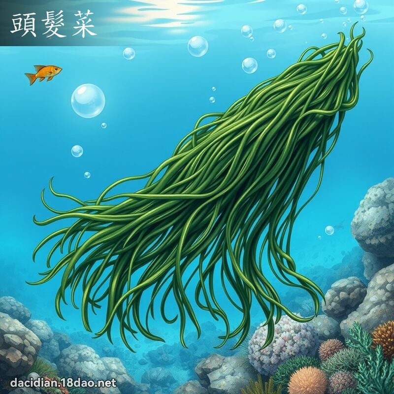 頭髮菜 - 國語大辭典配圖