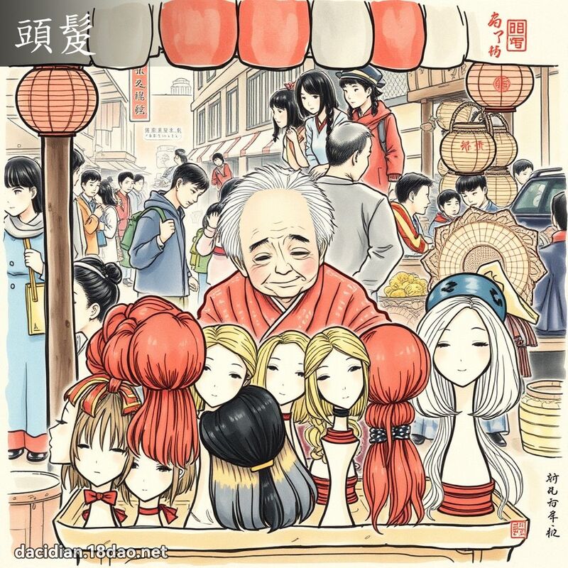 頭髲 - 國語大辭典配圖