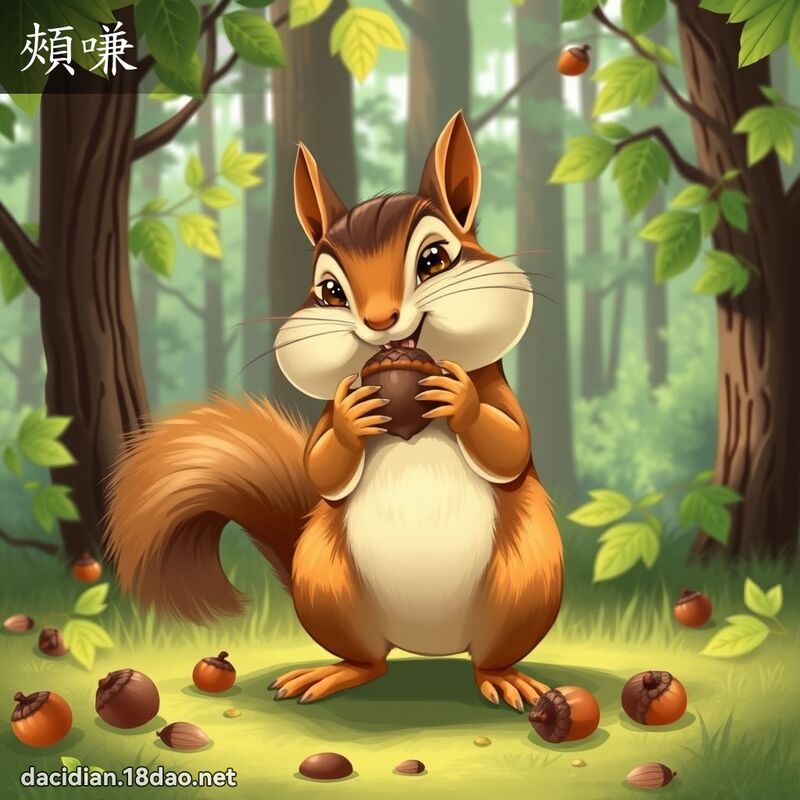頰嗛 - 國語大辭典配圖