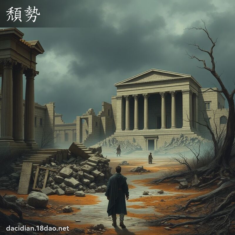 颓势 - 国语大辞典配图