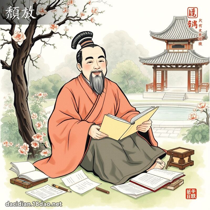颓放 - 国语大辞典配图