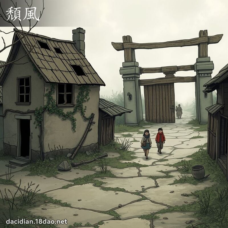 颓风 - 国语大辞典配图