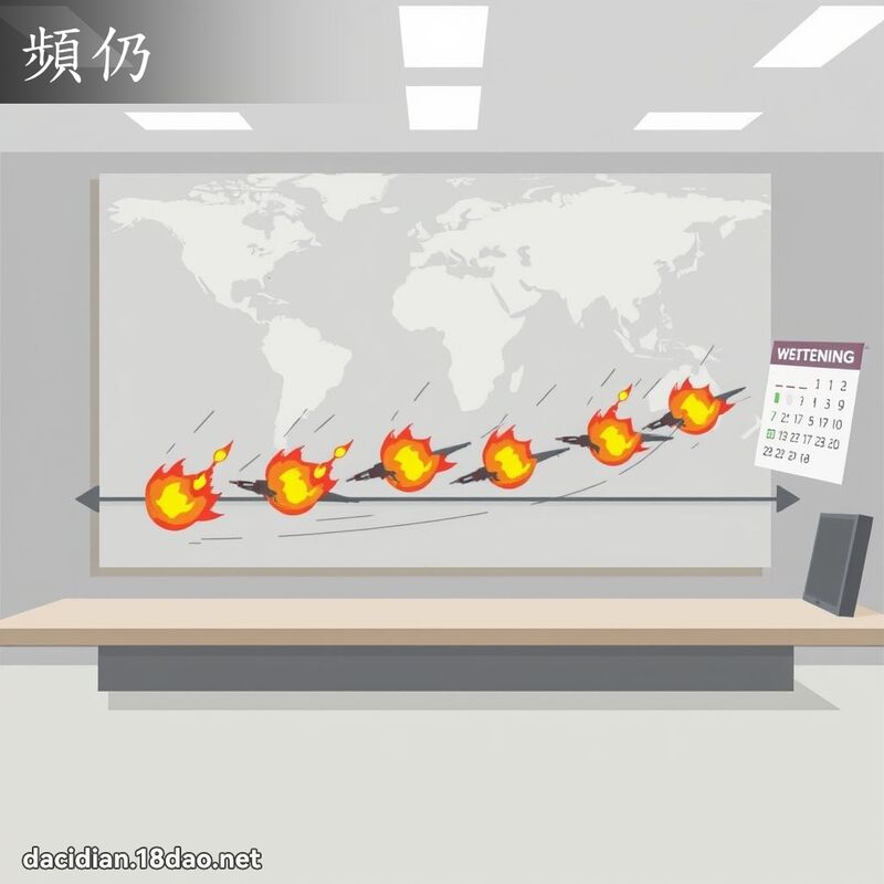 频仍 - 国语大辞典配图