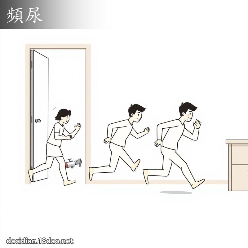 频尿 - 国语大辞典配图