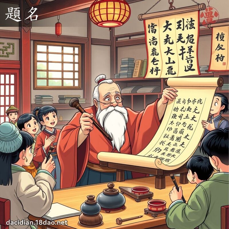 题名 - 国语大辞典配图