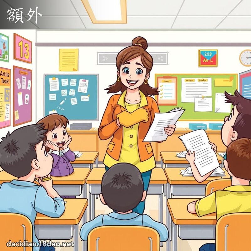 额外 - 国语大辞典配图