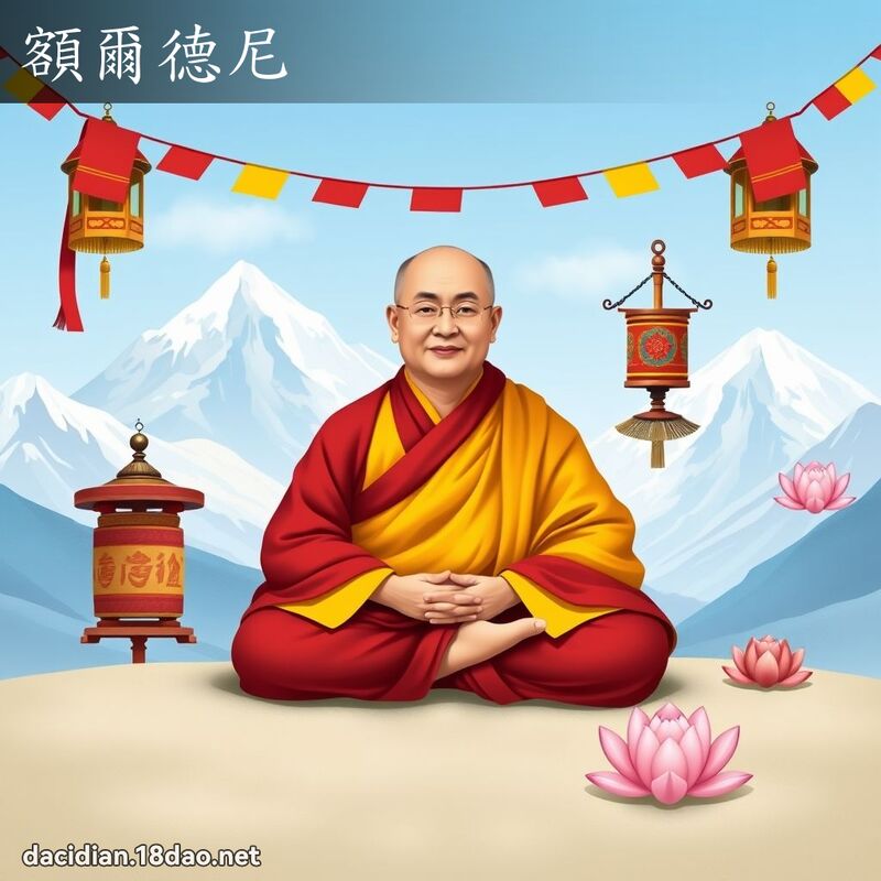 額爾德尼 - 國語大辭典配圖
