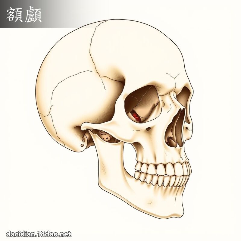 額顱 - 國語大辭典配圖