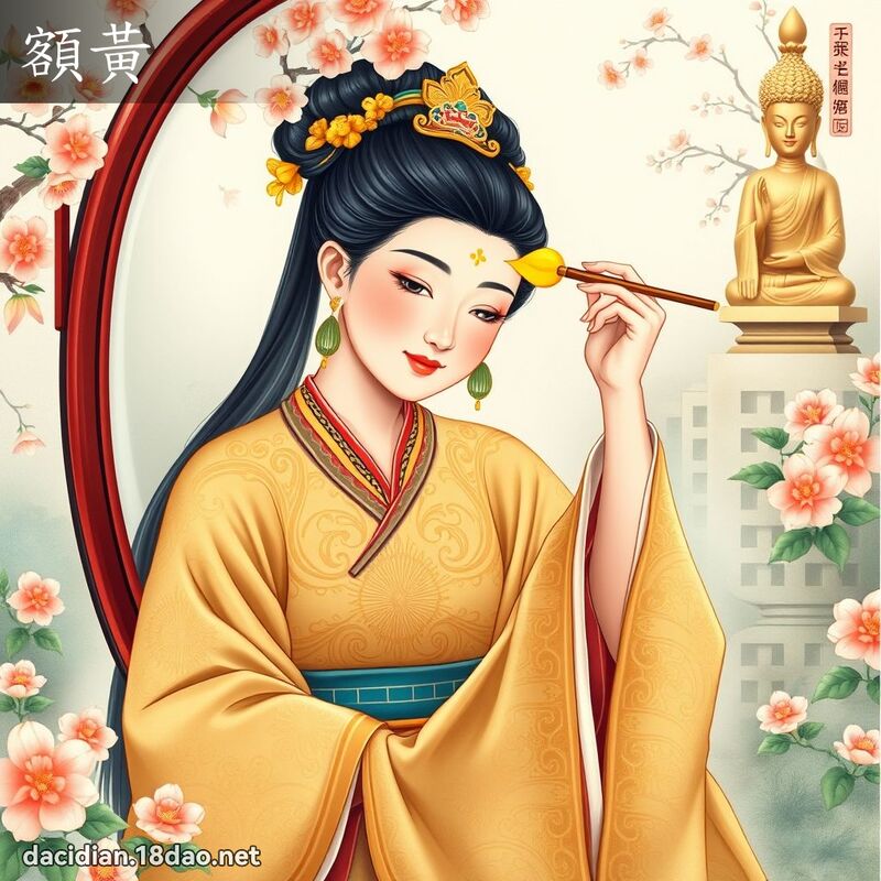 額黃 - 國語大辭典配圖