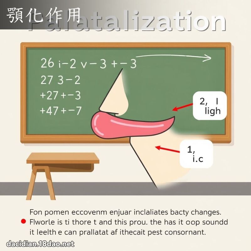 顎化作用 - 国语大辞典配图
