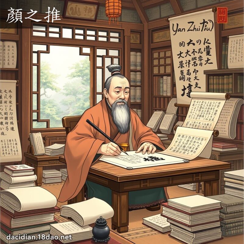 顏之推 - 国语大辞典配图