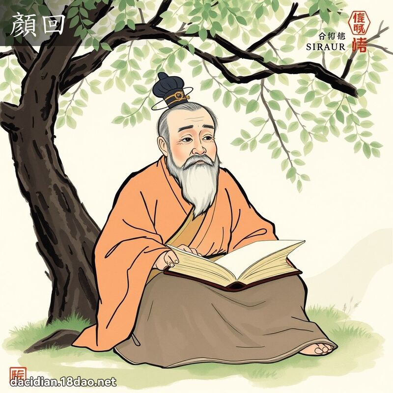 顏回 - 国语大辞典配图