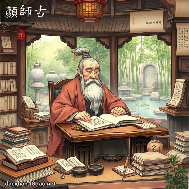 顏師古 - 國語大辭典配圖