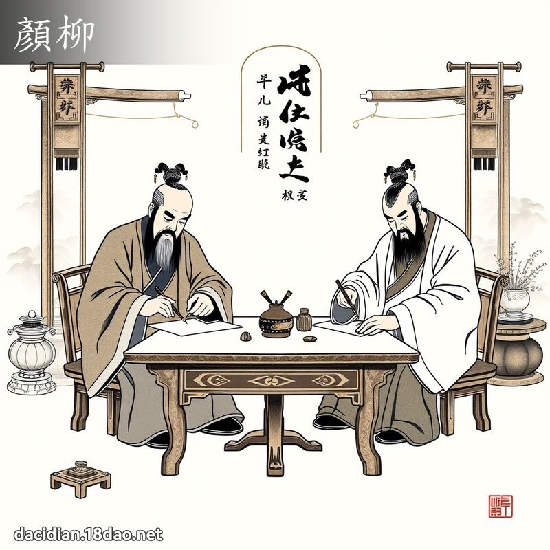 顏柳 - 国语大辞典配图