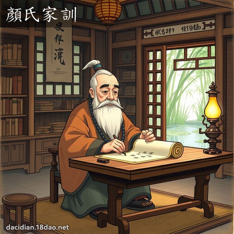顏氏家训 - 国语大辞典配图