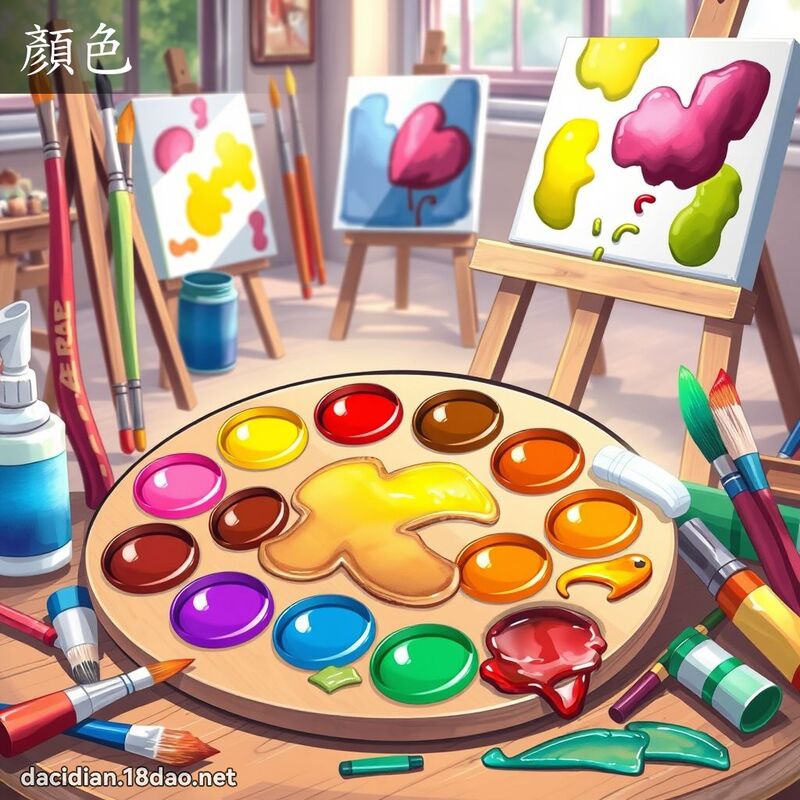 詞語: 顏色 (多意詞)