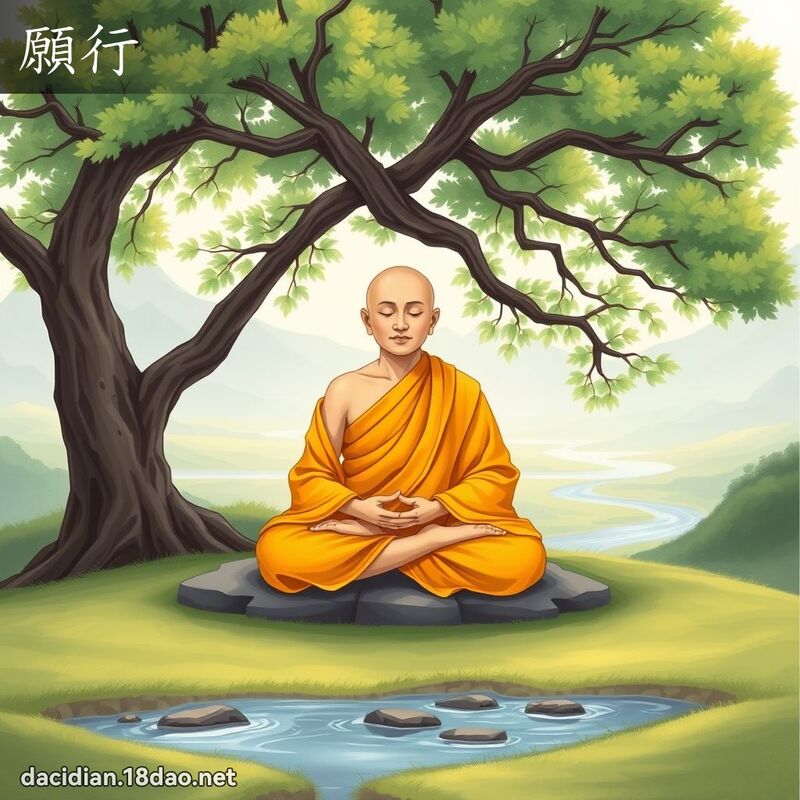 願行 - 國語大辭典配圖