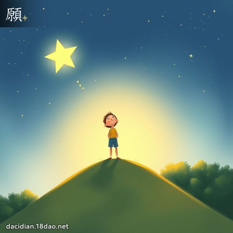 愿 - 国语大辞典配图