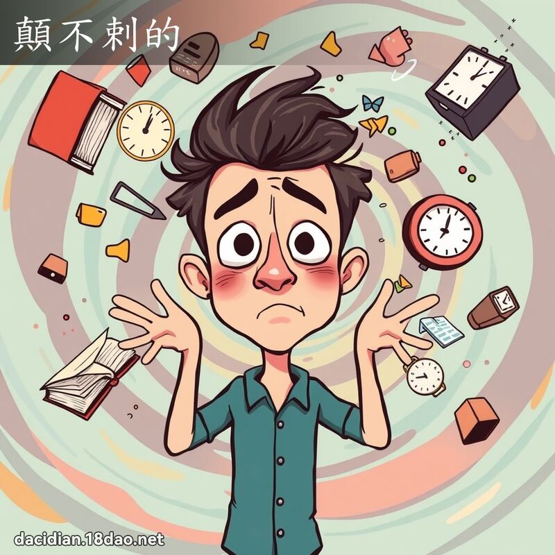 顛不剌的 - 国语大辞典配图