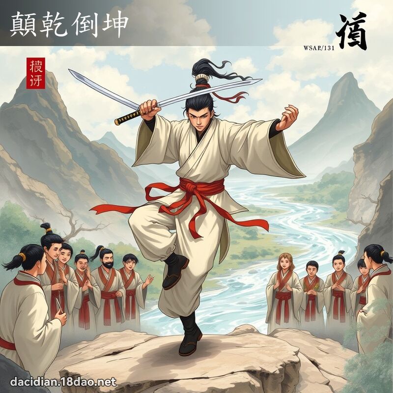 顛干倒坤 - 国语大辞典配图