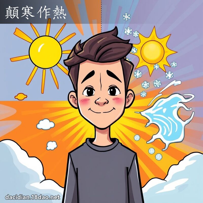 顛寒作熱 - 國語大辭典配圖