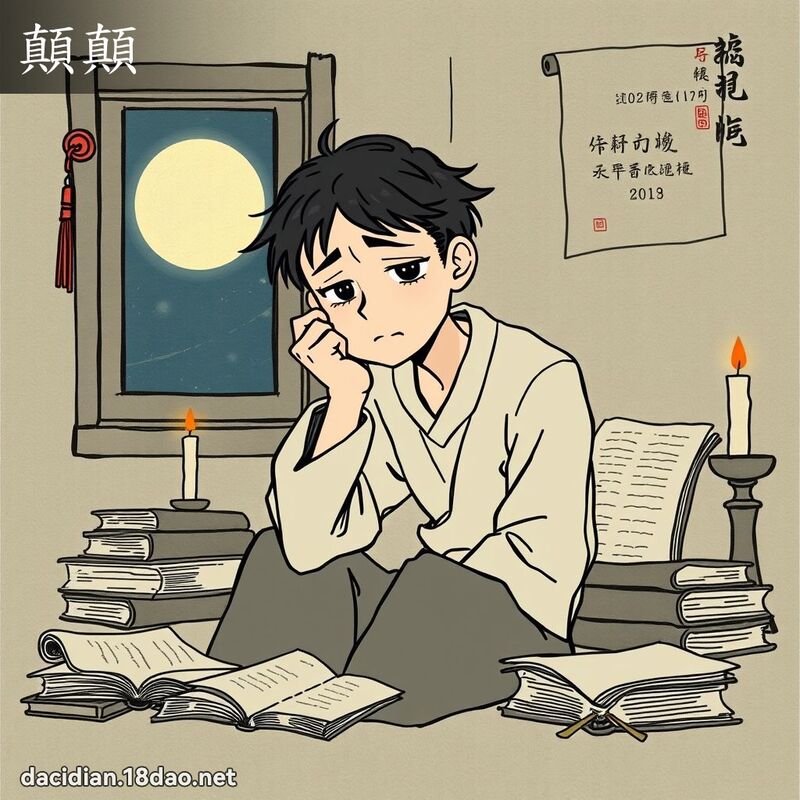 顛顛 - 国语大辞典配图