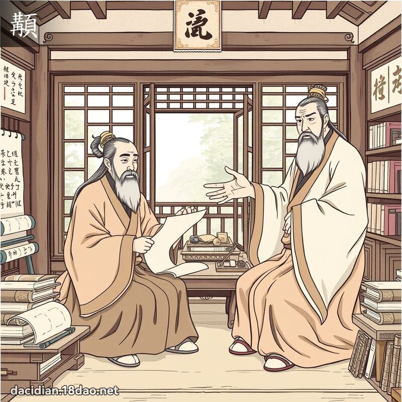 顜 - 国语大辞典配图