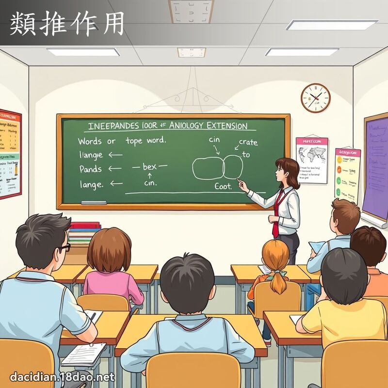 类推作用 - 国语大辞典配图