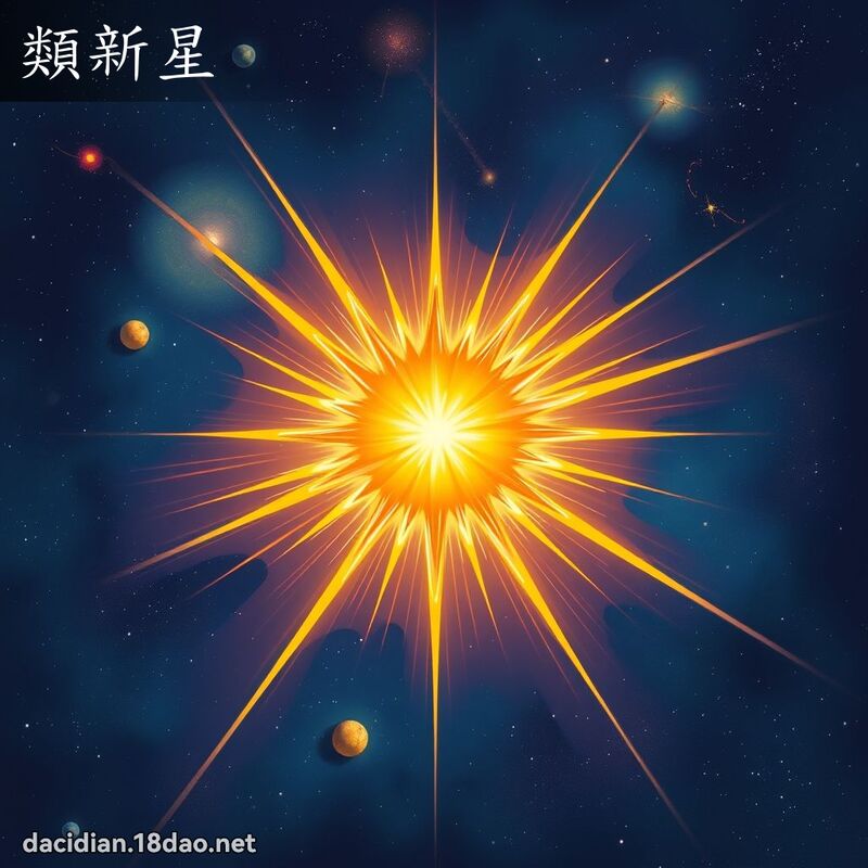 類新星 - 國語大辭典配圖
