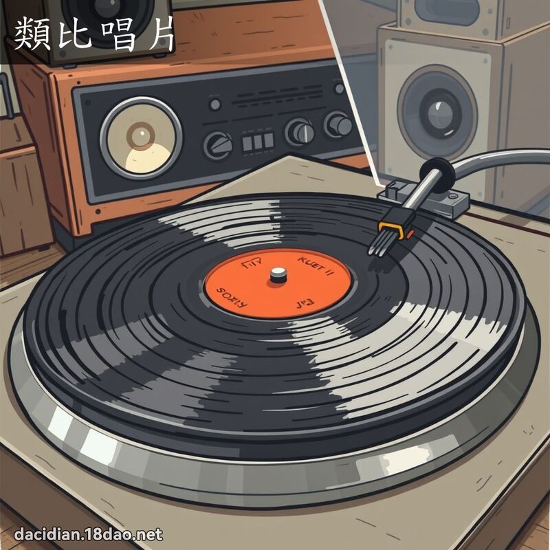 類比唱片 - 國語大辭典配圖