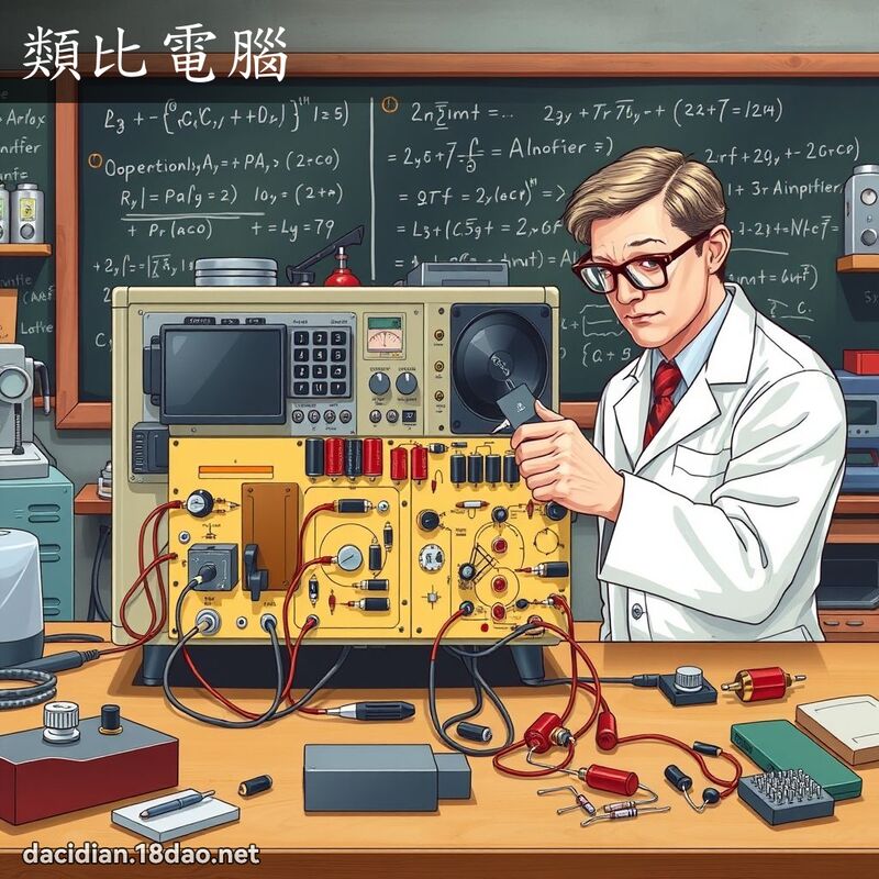 類比電腦 - 國語大辭典配圖