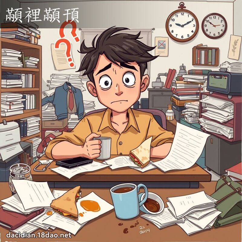 顢裡顢頇 - 國語大辭典配圖