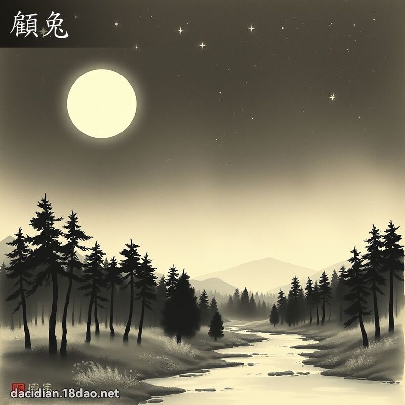 顾兔 - 国语大辞典配图
