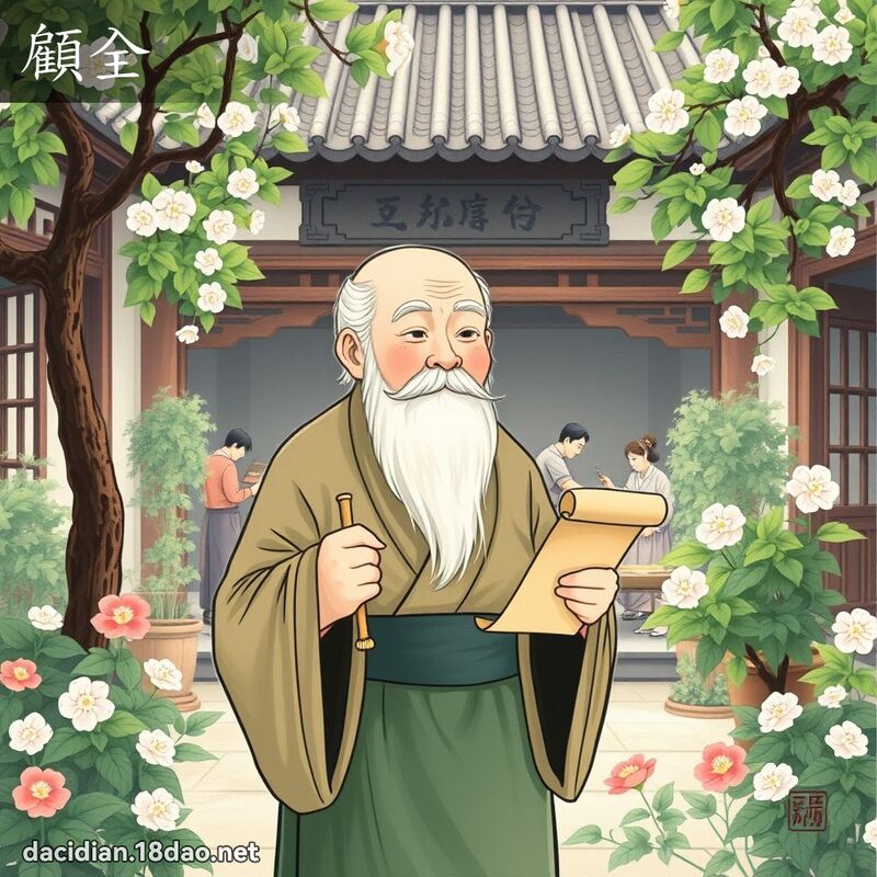 顧全 - 國語大辭典配圖