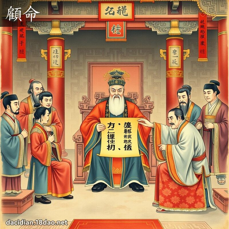 顧命 - 國語大辭典配圖