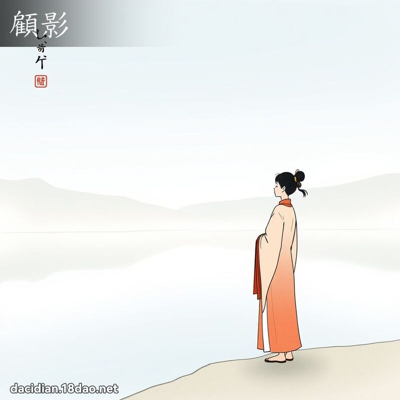 顾影 - 国语大辞典配图