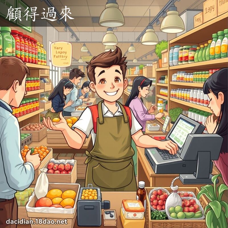 顾得过来 - 国语大辞典配图
