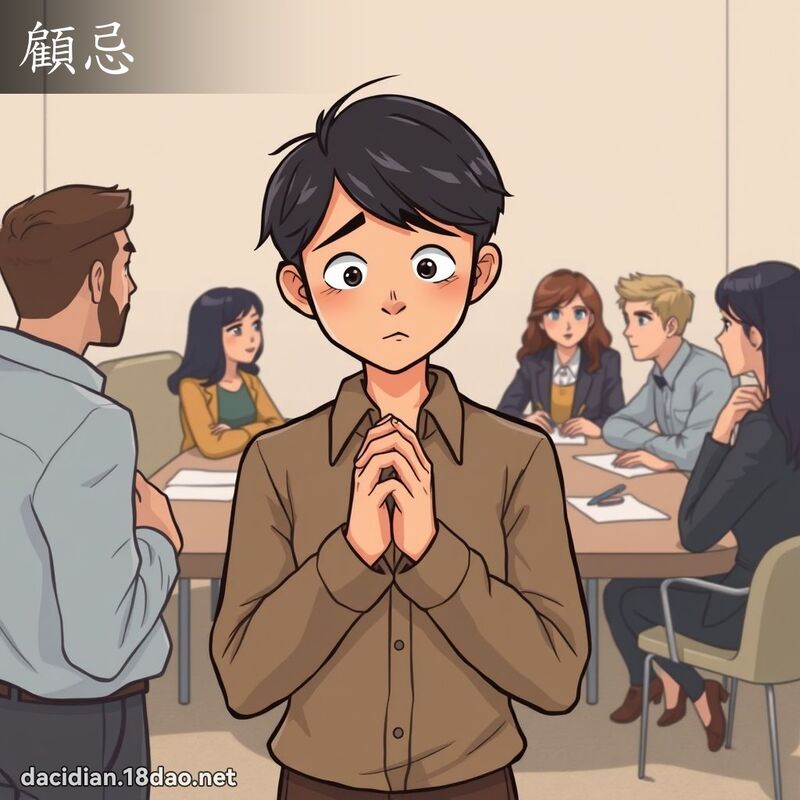 顧忌 - 國語大辭典配圖