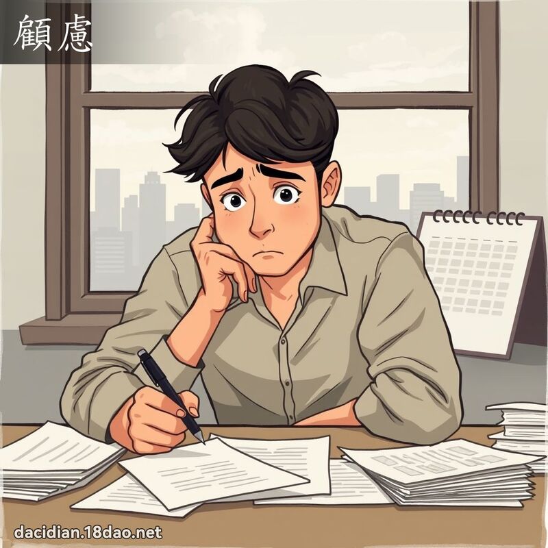 顾虑 - 国语大辞典配图