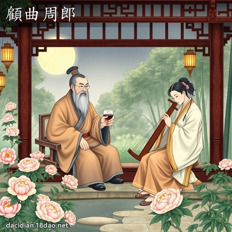 顧曲周郎 - 國語大辭典配圖