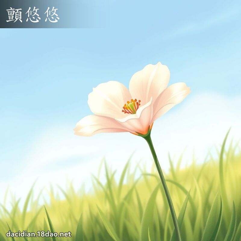 顫悠悠 - 國語大辭典配圖