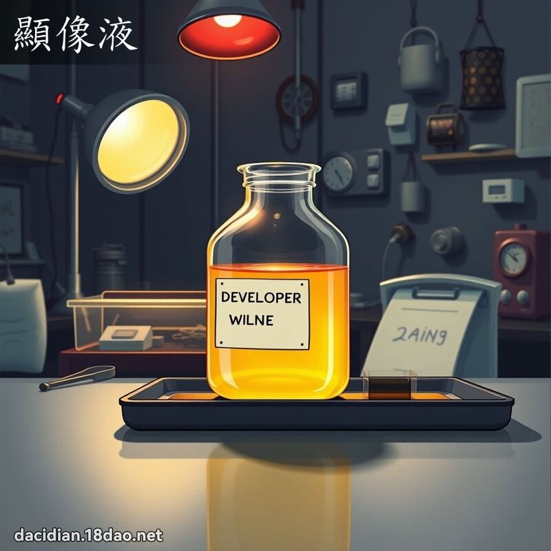 显像液 - 国语大辞典配图