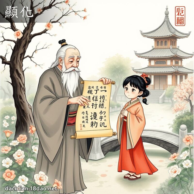 顯化 - 國語大辭典配圖