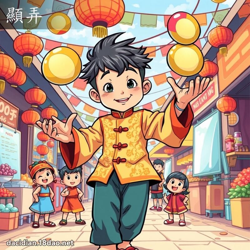 顯弄 - 國語大辭典配圖