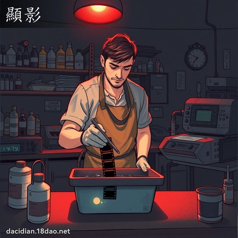 顯影 - 國語大辭典配圖