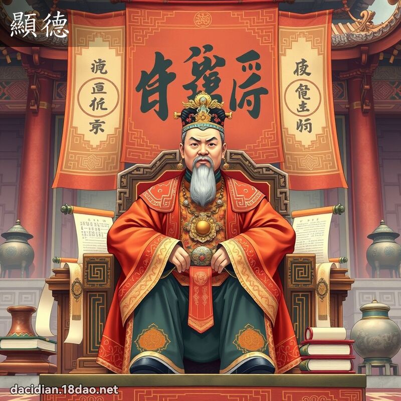 顯德 - 國語大辭典配圖