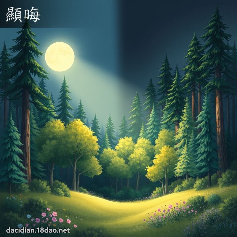 显晦 - 国语大辞典配图